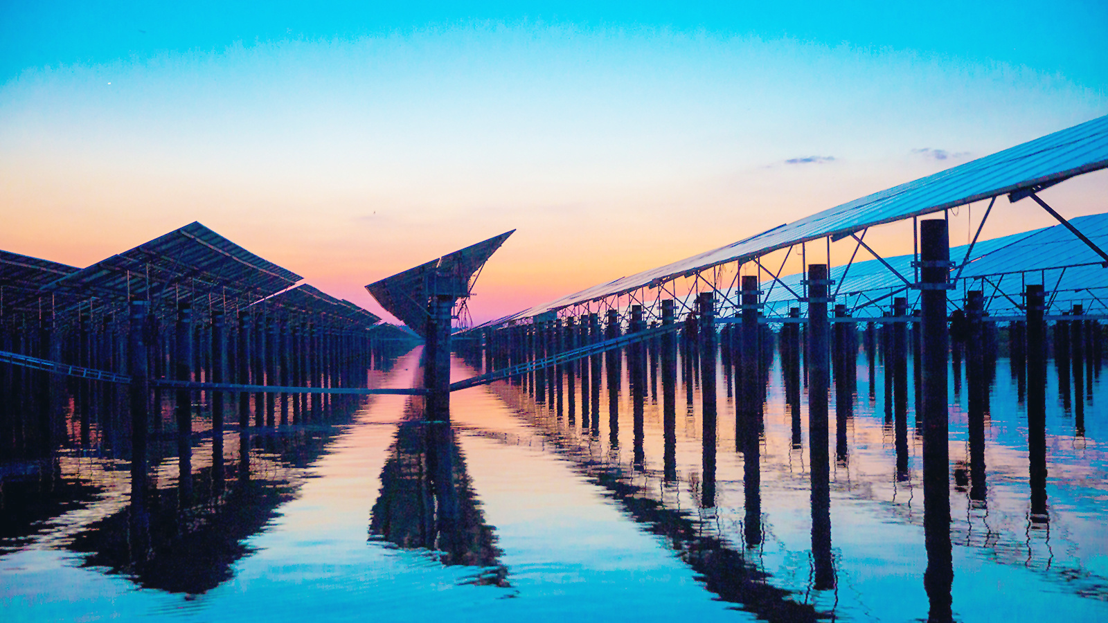 鄱阳湖120MW渔光互补项目