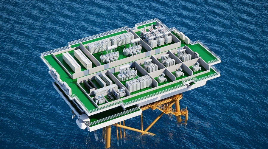 海上升压站交流送出系统