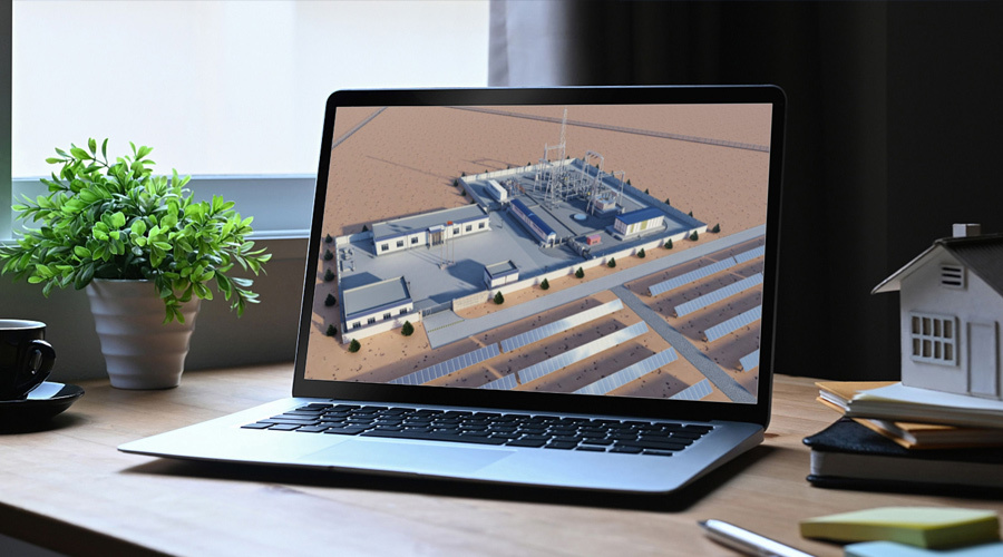 三维可视化电站设计