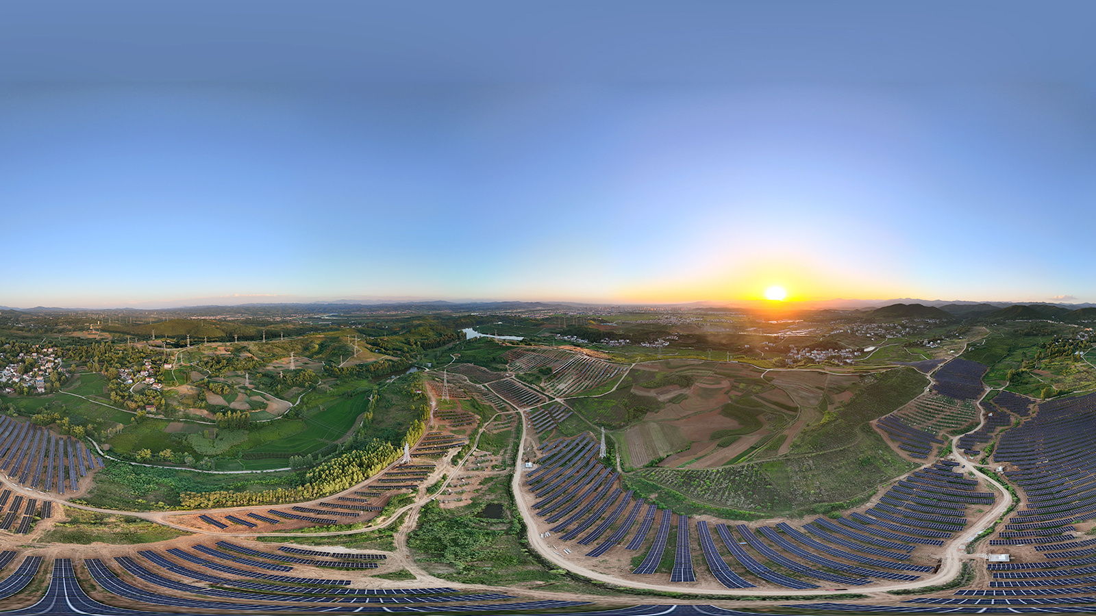 陕西华电洋县100MW农光互补发电项目