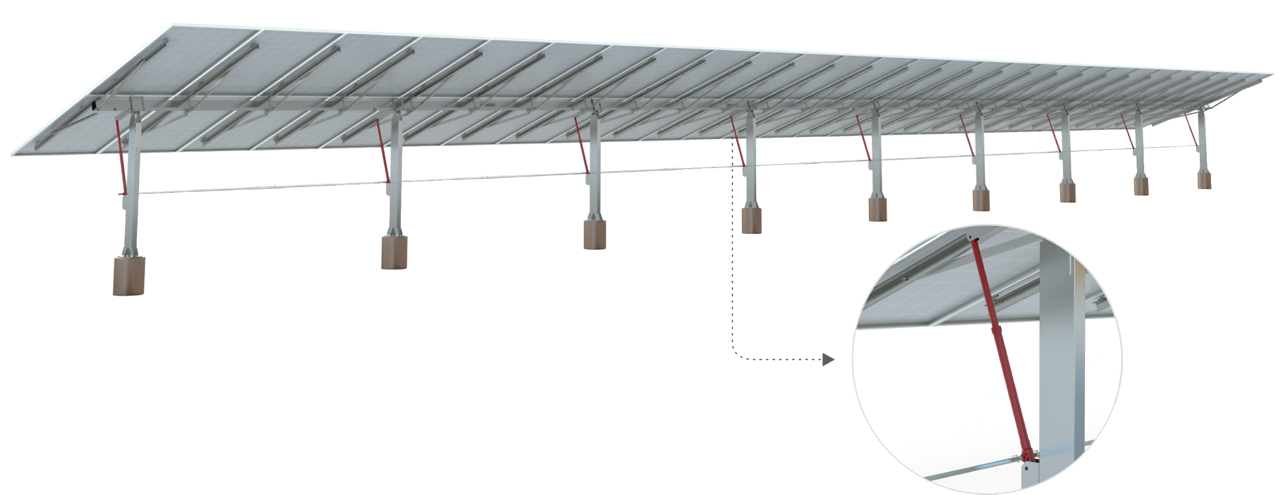 固定可调光伏支架